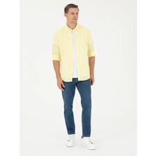 Cacharel Navy Slim Fit Cotton Blend Jeans