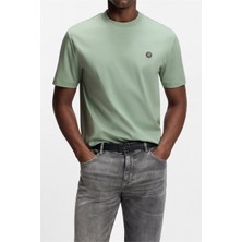 Boss C Taut 01 Men's Crew Neck T-Shirt Green
