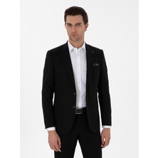 Cacharel Black Slim Fit Blazer