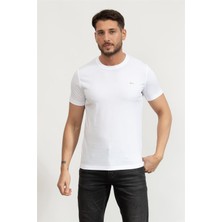 Harmont&blaıne Harmont Blaine Men's Crew Neck T-Shirt White