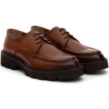 Cacharel Tan Eva Sole %100 Leather Smart Casual Shoes