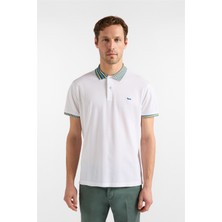 Harmont&blaıne Harmont Blaine Polo Collo Ed Orli Stampa Men's Polo Shirt White