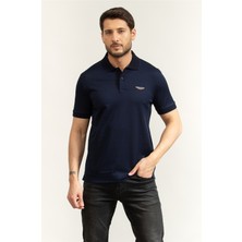 Boss C Parlay 248 Aston Martin Men's Polo Shirt Blue