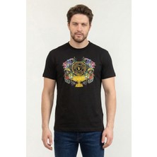 Versace Jeans Couture Men's Crew Neck T-Shirt Black