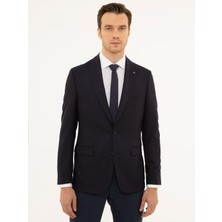 Cacharel Burgundy Slim Fit Blazer