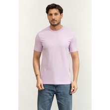 Boss Thompson Men's Crew Neck T-Shirt Lilac