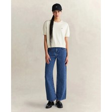 Gant Women's Blue Straight Fit Jeans