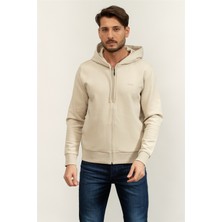 Boss Saggy Men's Hooded Sweatshirt Beige