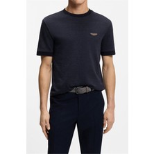 Boss C Thompson 242 Aston Martin Men's Crew Neck T-Shirt Blue