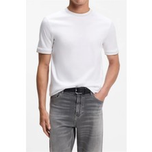 Boss H Tessler 195 Men's Crew Neck T-Shirt White