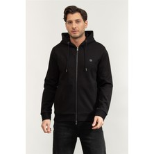 Boss C-Spence 01 Men's Zip-Up Sweatshirt Black