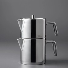 Jumbo Metalix Midi Full Metal Induction Base Teapot - Steel