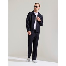 Cacharel Navy Comfort Fit Suit