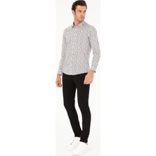 Cacharel Black Slim Fit Canvas Pants