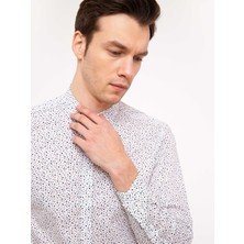 Cacharel White Slim Fit Long Sleeve Shirt