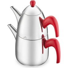 Jumbo 6500 Red Induction Base Teapot - Red