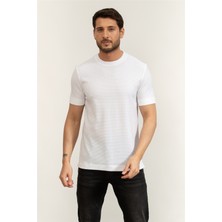 Boss H Thompson 237 Men's Crew Neck T-Shirt White