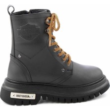 Harley Davidson Harley Davıdson Black Genuine Leather Women's Boots & Booties HD0777002903