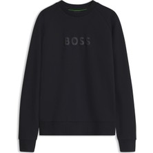 Boss Salbo Men's Crew Neck Sweatshirt Blue