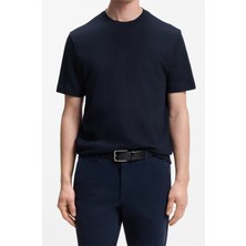 Boss H Thompson 251 Men's Crew Neck T-Shirt Blue