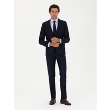 Cacharel Navy Slim Fit Suit