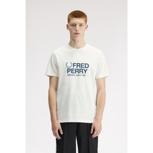 Fred Perry Original Graphic Men's Crew Neck T-Shirt White