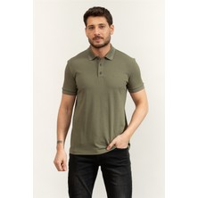 Boss Men's Polo T-Shirt Brown