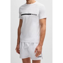 Boss T Shirt Rn Slim Fit Men's Crew Neck T-Shirt White