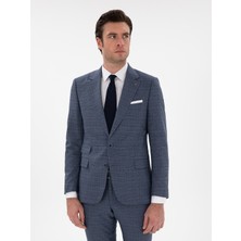 Cacharel Blue Slim Fit Blazer
