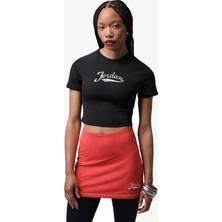Jordan Brooklyn Women's Black Crop Top
