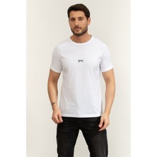 Boss T Shirt Rn Slim Fit Men's Crew Neck T-Shirt Beige