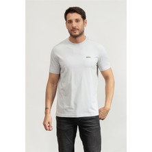 Boss Men's Crew Neck T-Shirt Light Grey
