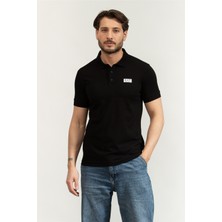 Ea7 Men's Polo Shirt Black