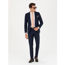 Cacharel Navy Slim Fit Suit
