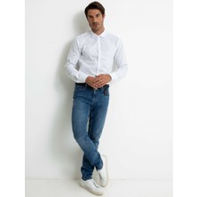 Cacharel White Slim Fit Long Sleeve Shirt