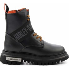 Harley Davidson Harley Davıdson Black Genuine Leather Women's Boots & Booties HD0777055403