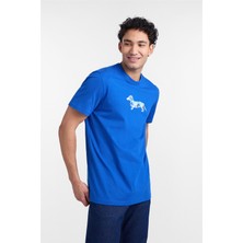 Harmont&blaıne Harmont Blaine T Shirt Stampa Bassotto 3 Men's Crew Neck T-Shirt Multicolor