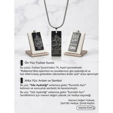 Işıltılı Dükkanım Göz Aydınlığı Kolyesi Siyah Erkek Paslanmaz Çelik /anlamlı Kolye Eşe Sevgiliye Özel Manevi Hediye