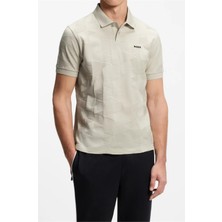 Boss Pl Network Jq Pirax Men's Polo Shirt Beige