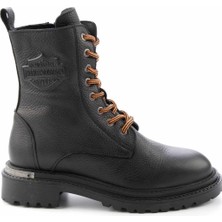 Harley Davidson Harley Davıdson Black Genuine Leather Women's Boots & Booties HD0777002303