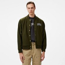 Ripndip Fire Spirit Varsity Men's Green Jacket