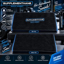 Supplementhane Fitnes Pamuklu Sporcu Havlu Siyah