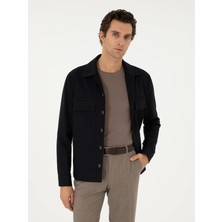 Cacharel Dark Navy Regular Fit Blazer