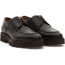 Cacharel Brown Eva Sole %100 Leather Smart Casual Shoes