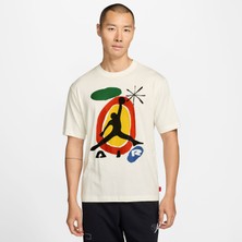 Jordan Brooklyn Miro 85 Ss Crew Men's White T-Shirt