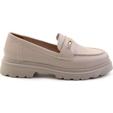 Bambi Beige Women's Loafers K01997010709
