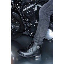 Harley Davidson Harley Davıdson Black Genuine Leather Men's Boots & Booties HD1777009803