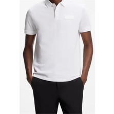 Boss Paddy Structure Men's Polo Shirt White
