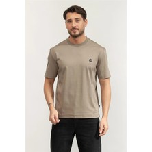 Boss C-Taut 01 Men's Crew Neck T-Shirt Brown