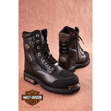 Harley Davidson Harley Davıdson Black Genuine Leather Women's Boots & Booties HD0777032103